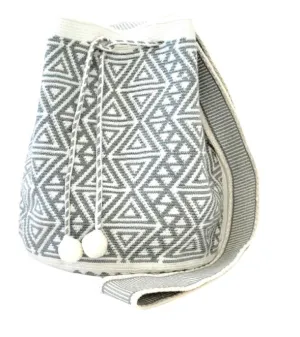 Grey/Blue Modern Day Mochila