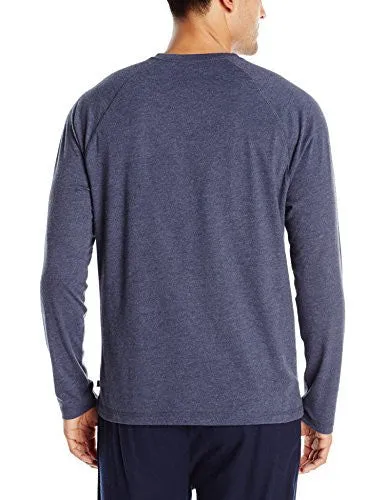 NAUTICA MEN'S TOP DYE CREW, INDIGO, MEDIUM